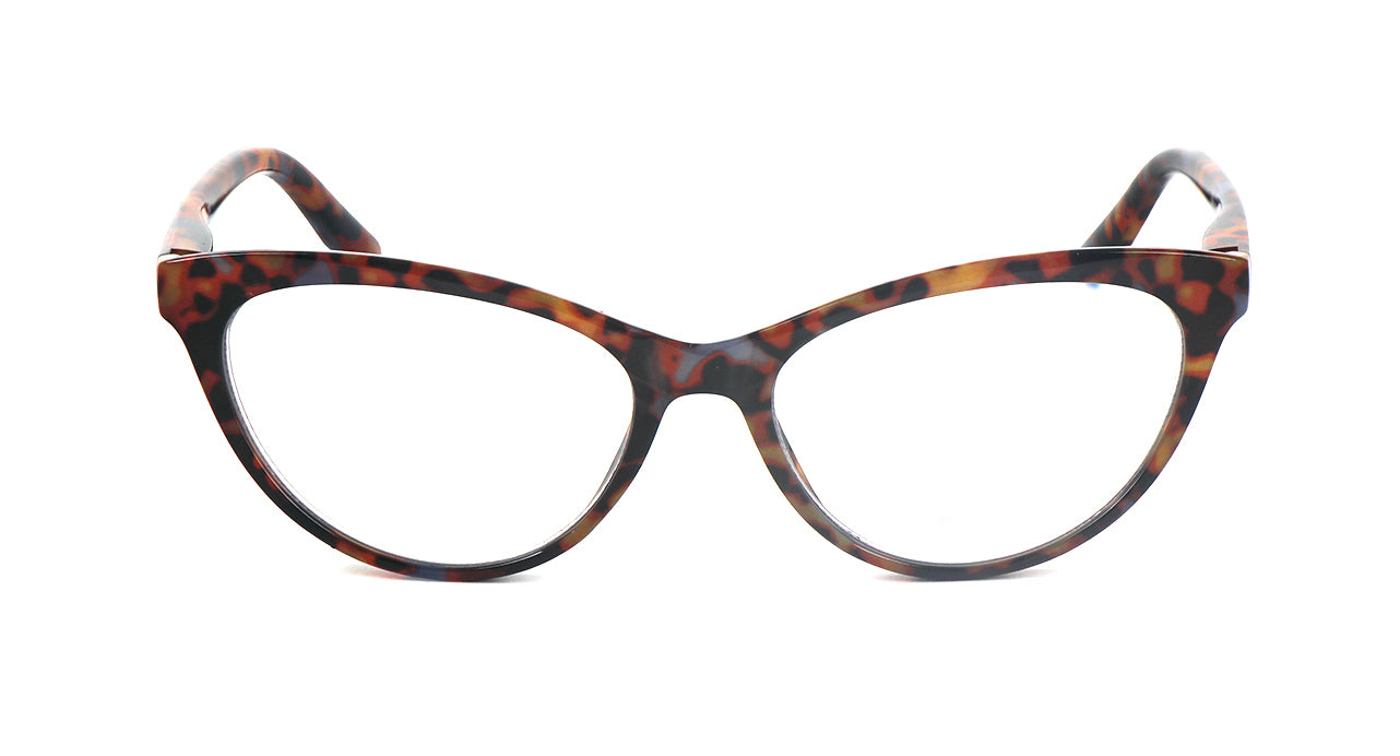 Cat Eye Retro Flower Design Reading Glasses Womans with Spring Hinges DX101