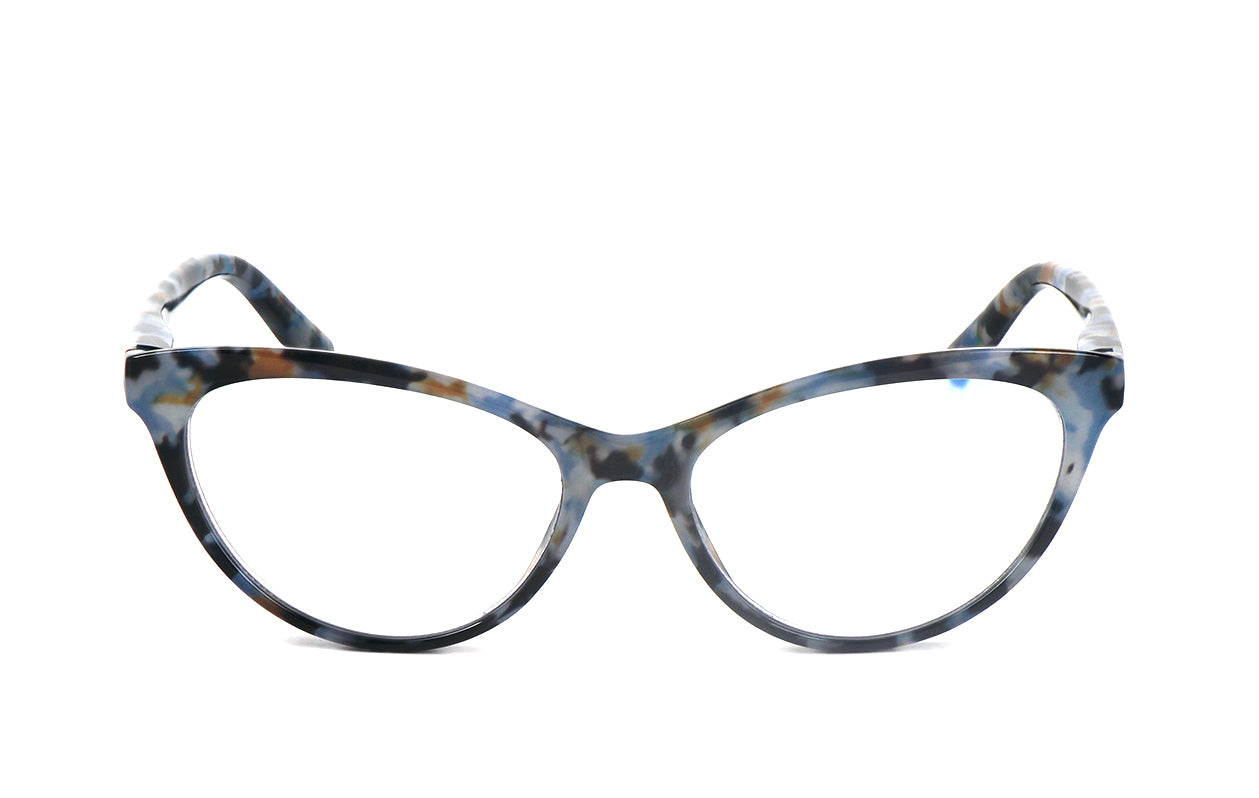 Cat Eye Retro Flower Design Reading Glasses Womans with Spring Hinges DX101