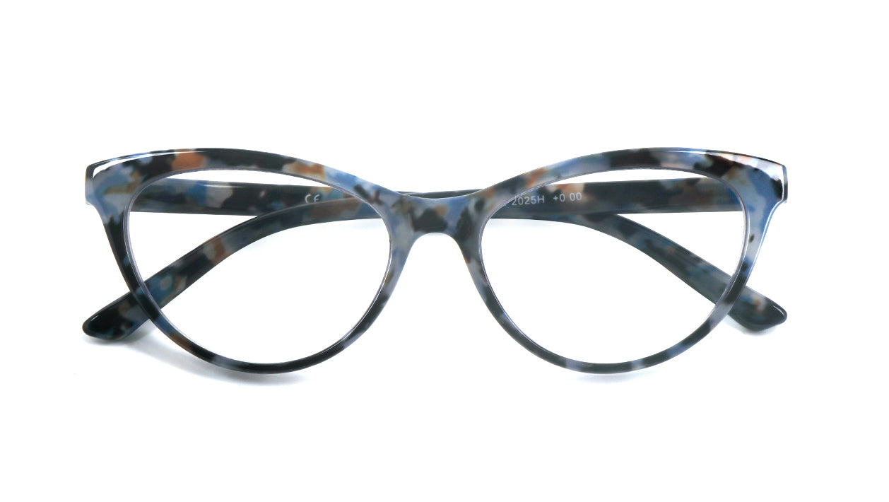 Cat Eye Retro Flower Design Reading Glasses Womans with Spring Hinges DX101