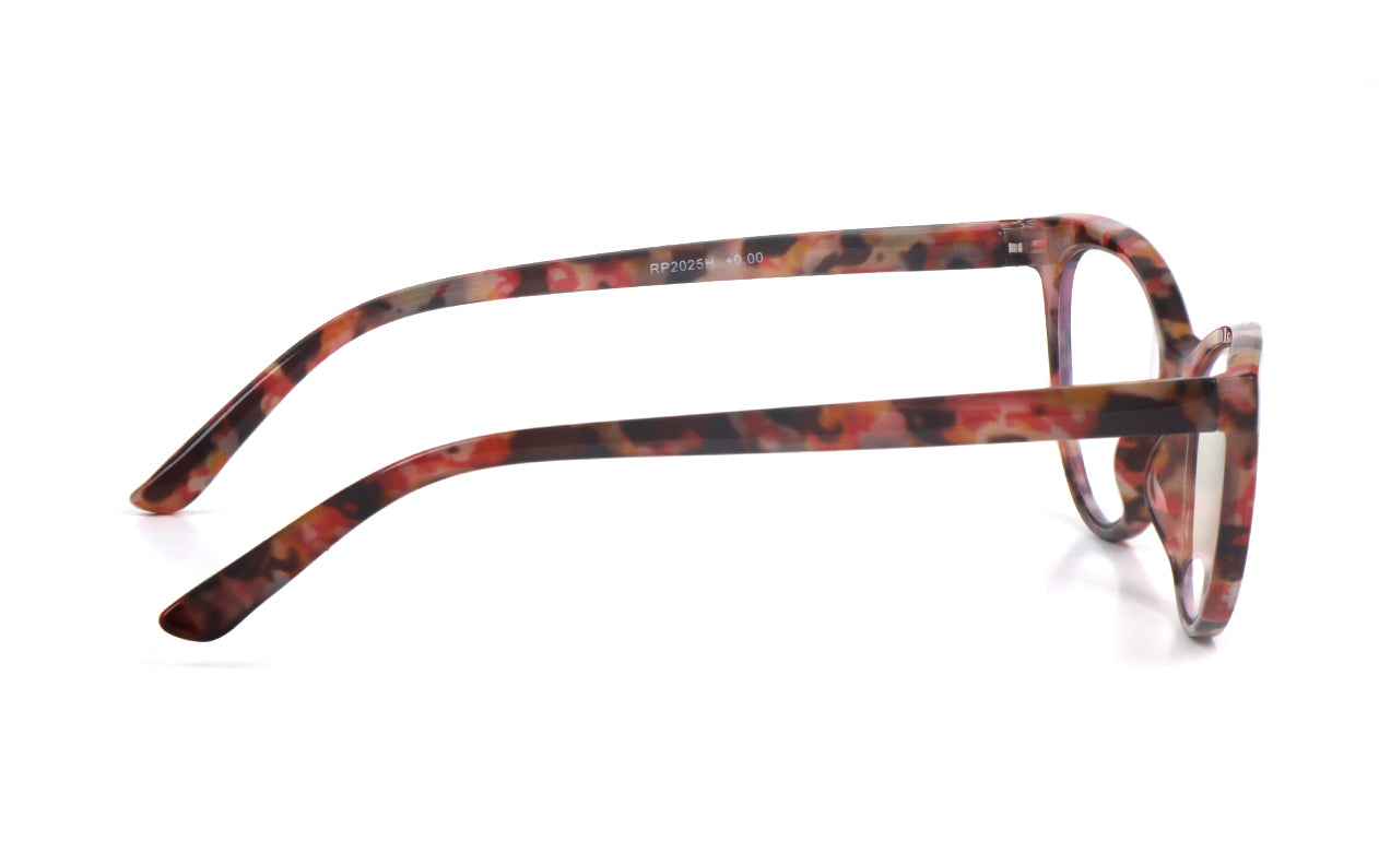 Cat Eye Retro Flower Design Reading Glasses Womans with Spring Hinges DX101