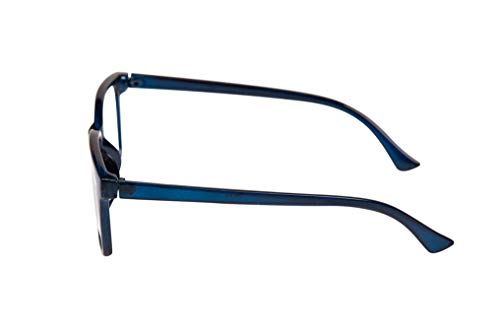 Fads & Fashions Geek Nerd Oversized Unisex Stylish Retro Sturdy Men Women Reading Glasses Metal Hinges +1.0 +1.25 +1.5 +1.75 +2.0 +2.25 +2.5 +2.75 +3.0 +3.5 +4.0 Model TN44