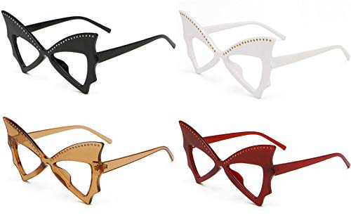 Butterfly Fashion UV400 Stylish Acetate Reading Glasses with PU Leather Pouch in 4 Colours DX12