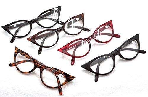 Retro 1950s 1960s Cat Eye Reading Glasses +1.0 up to +4.0 Model MT57