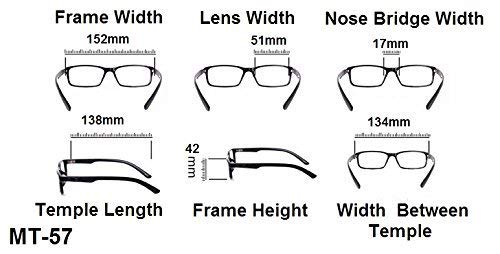 Retro 1950s 1960s Cat Eye Reading Glasses +1.0 up to +4.0 Model MT57