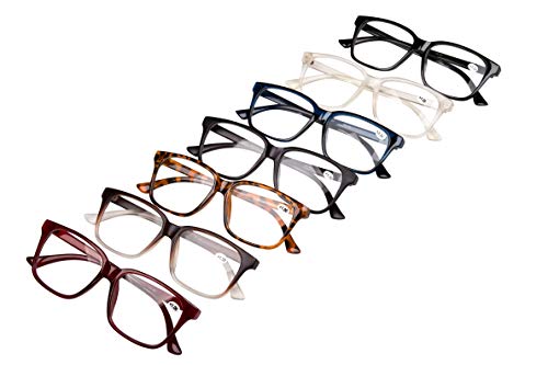 Fads & Fashions Geek Nerd Oversized Unisex Stylish Retro Sturdy Men Women Reading Glasses Metal Hinges +1.0 +1.25 +1.5 +1.75 +2.0 +2.25 +2.5 +2.75 +3.0 +3.5 +4.0 Model TN44