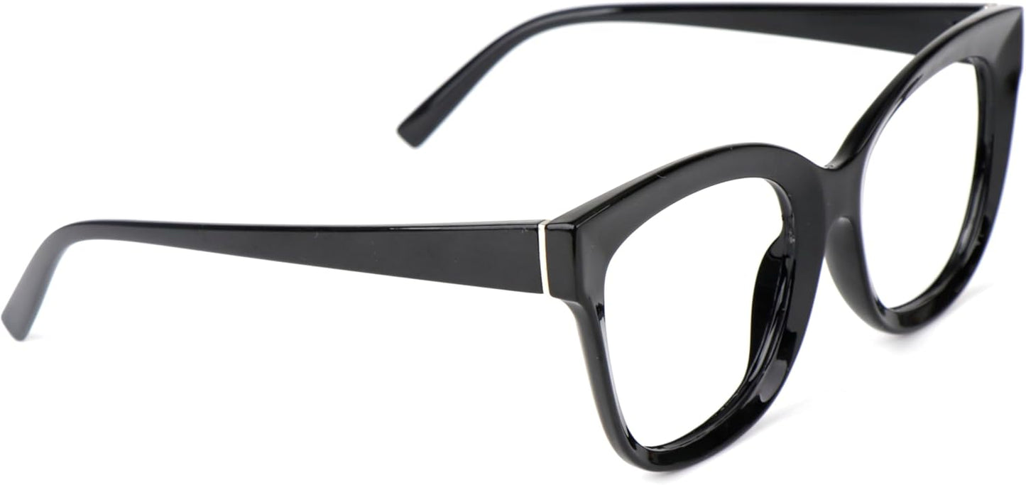 Cat Eye Funky Oversized Reading Glasses Womans Concave Frame in 4 Colours +1.0 +1.5 +2.0 +2.5 +3.0 +3.5 Stainless Steel Hinges Scratch Resistant Lenses DX97