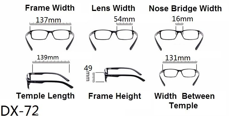 Cat Eye Oversized Retro 1960s Reading Glasses Womans with Spring Hinges DX72
