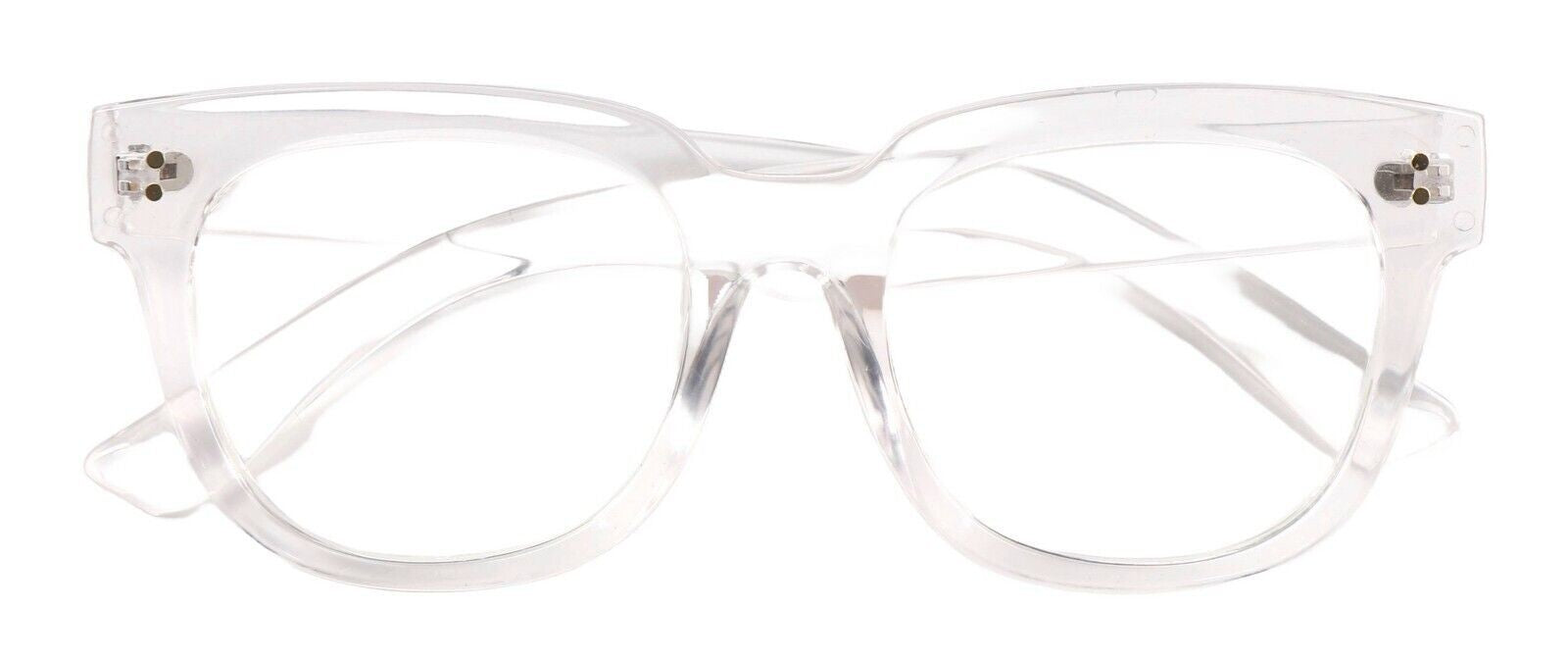 Fashion Oval Reading Glasses Anti Blue Light Retro Unisex Metal Hinges 2128