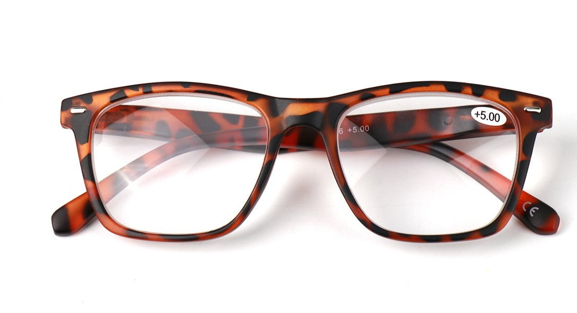 High Power Oval Retro Reading Glasses Unisex+4.5+5.0+5.5+6.0+6.5+7.0 DX116