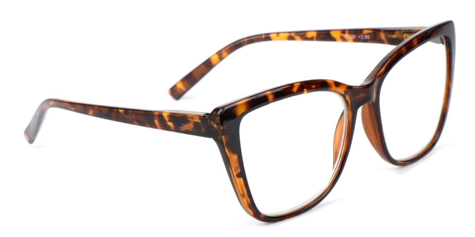 Cat Eye Funky Oversized Reading Glasses Woman with Spring Hinges 16 Colours DX88