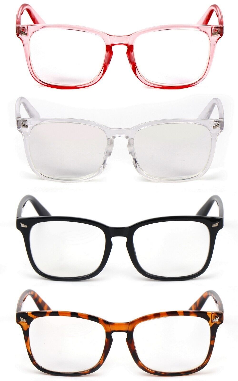 Stylish Oversized Retro Fashion Reading Glasses Mens Womans Metal Hinges 5010