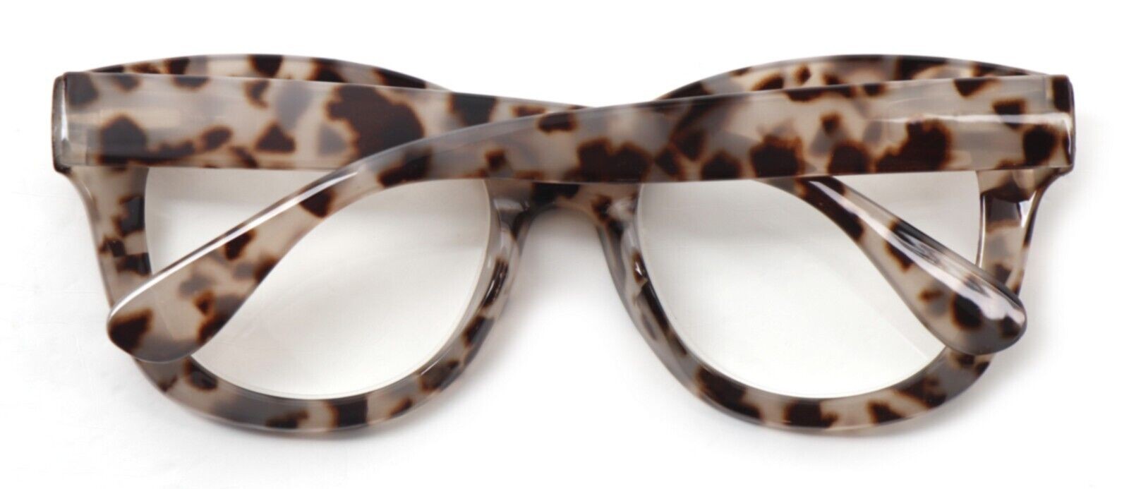 Oval Stylish Broad Framed Retro Reading Glasses Mens Womans Spring Hinges 2534