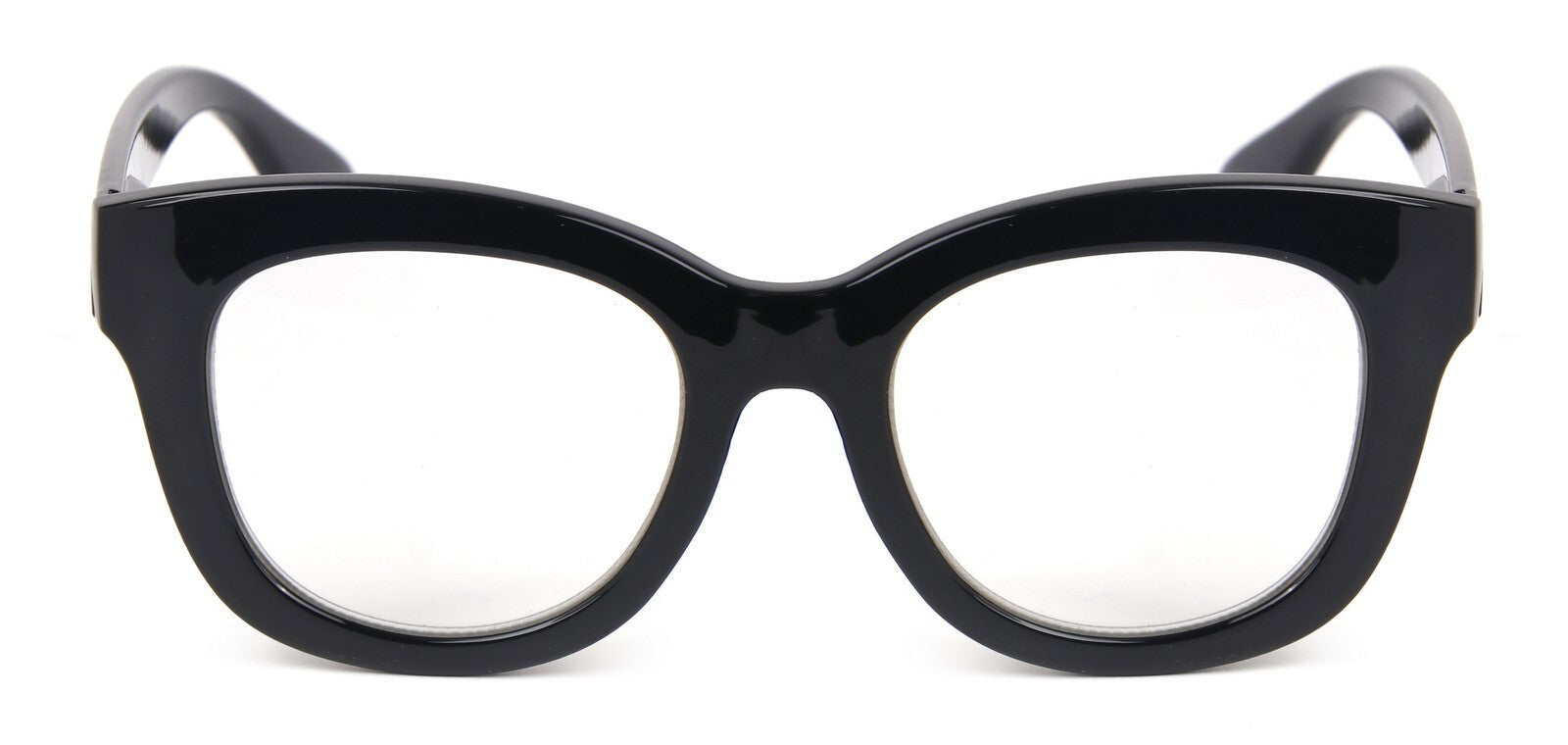 Oval Stylish Broad Framed Retro Reading Glasses Mens Womans Spring Hinges 2534