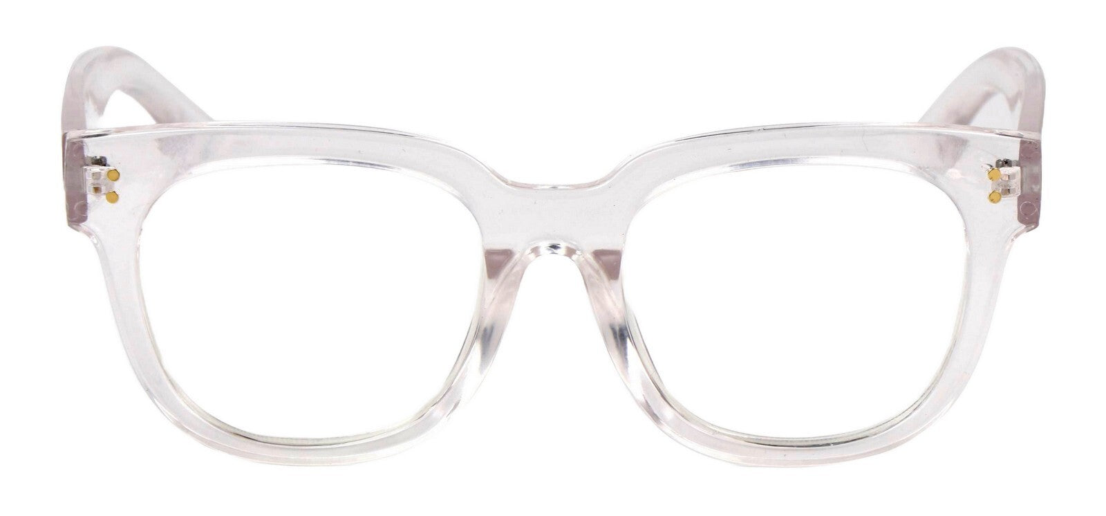 Fashion Oval Reading Glasses Anti Blue Light Retro Unisex Metal Hinges 2128