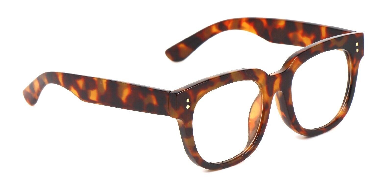 Fashion Oval Reading Glasses Anti Blue Light Retro Unisex Metal Hinges 2128