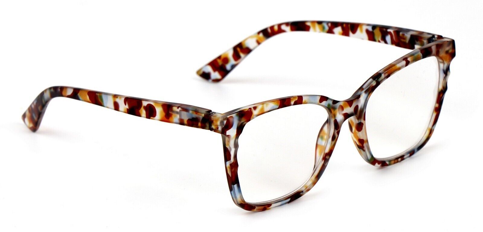 Colourful Oversized Retro Reading Glasses Unisex Spring Hinges 6 Colours 002