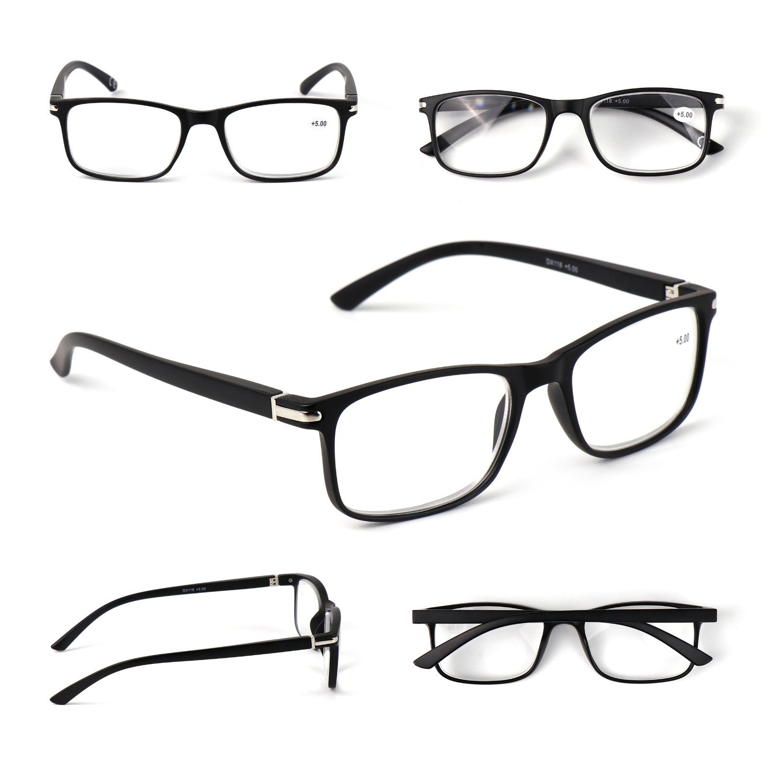 High Power Reading Glasses Unisex Strong Lens +4.5+5.0+5.5+6.0+6.5+7.0 DX118