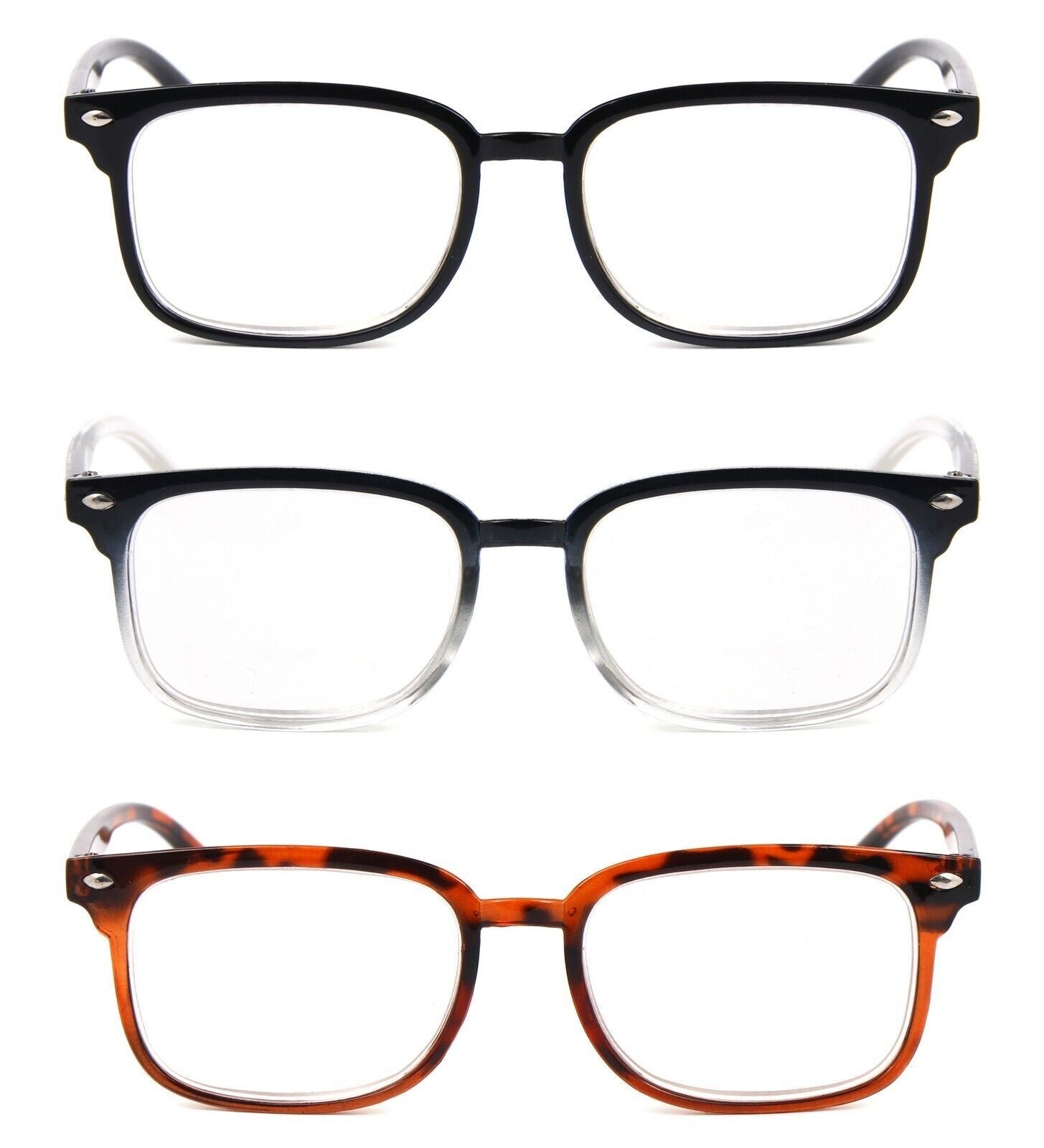 High Lens Srength Reading Glasses Strong Magnification +4.5+5.0+5.5+6.0 DX105