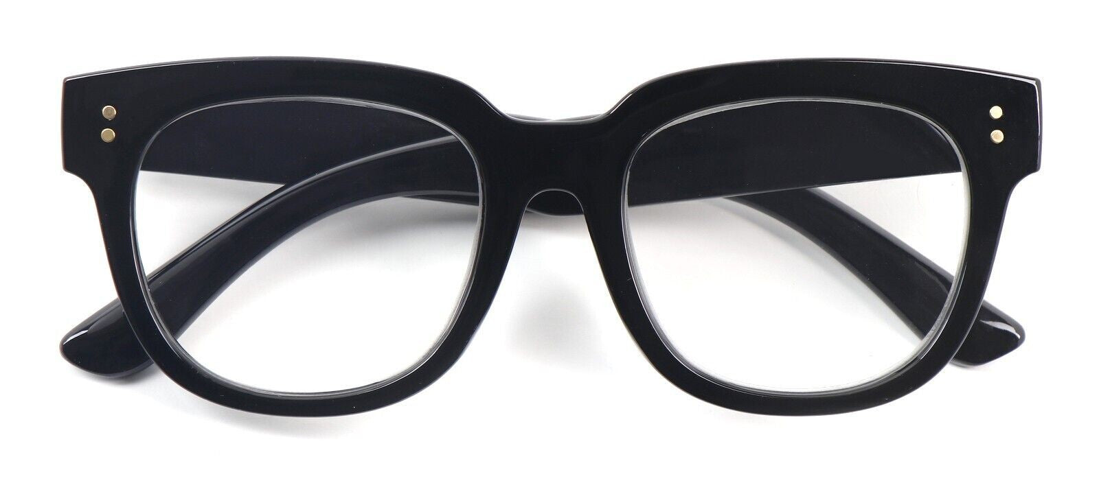 Fashion Oval Reading Glasses Anti Blue Light Retro Unisex Metal Hinges 2128