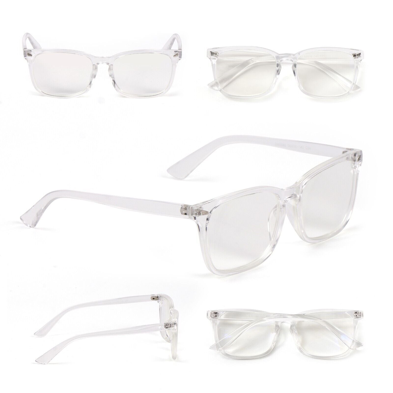 Stylish Oversized Retro Fashion Reading Glasses Mens Womans Metal Hinges 5010