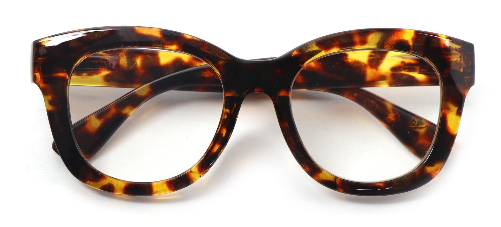 Oval Stylish Broad Framed Retro Reading Glasses Mens Womans Spring Hinges 2534