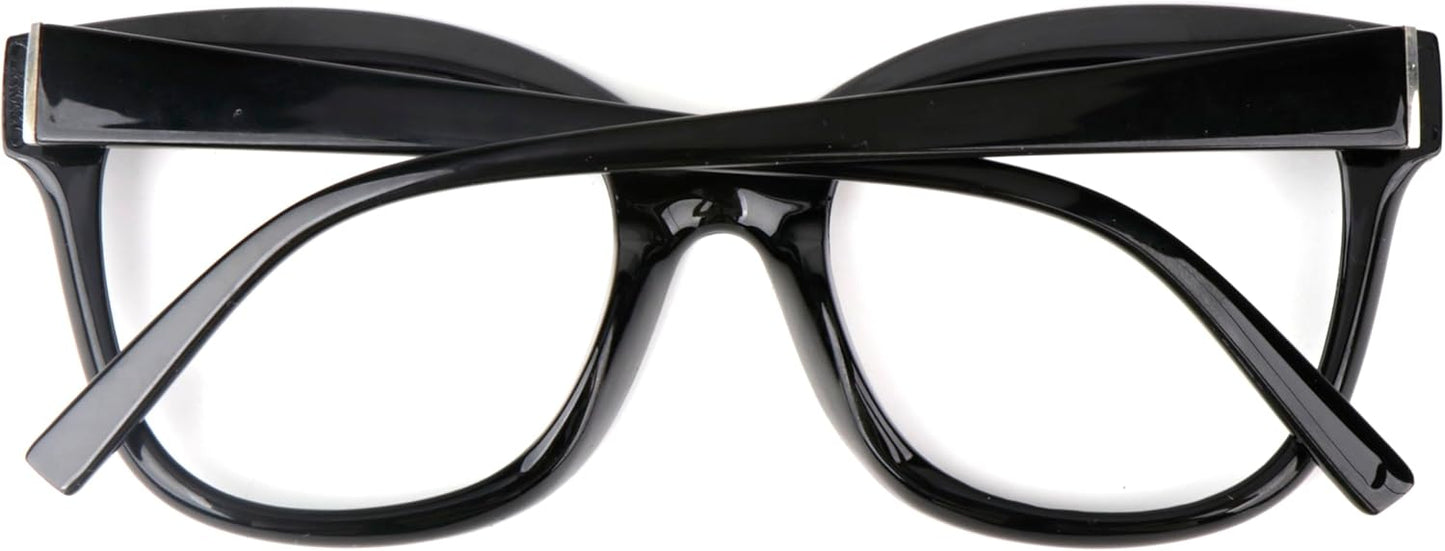 Cat Eye Funky Oversized Reading Glasses Womans Concave Frame in 4 Colours +1.0 +1.5 +2.0 +2.5 +3.0 +3.5 Stainless Steel Hinges Scratch Resistant Lenses DX97