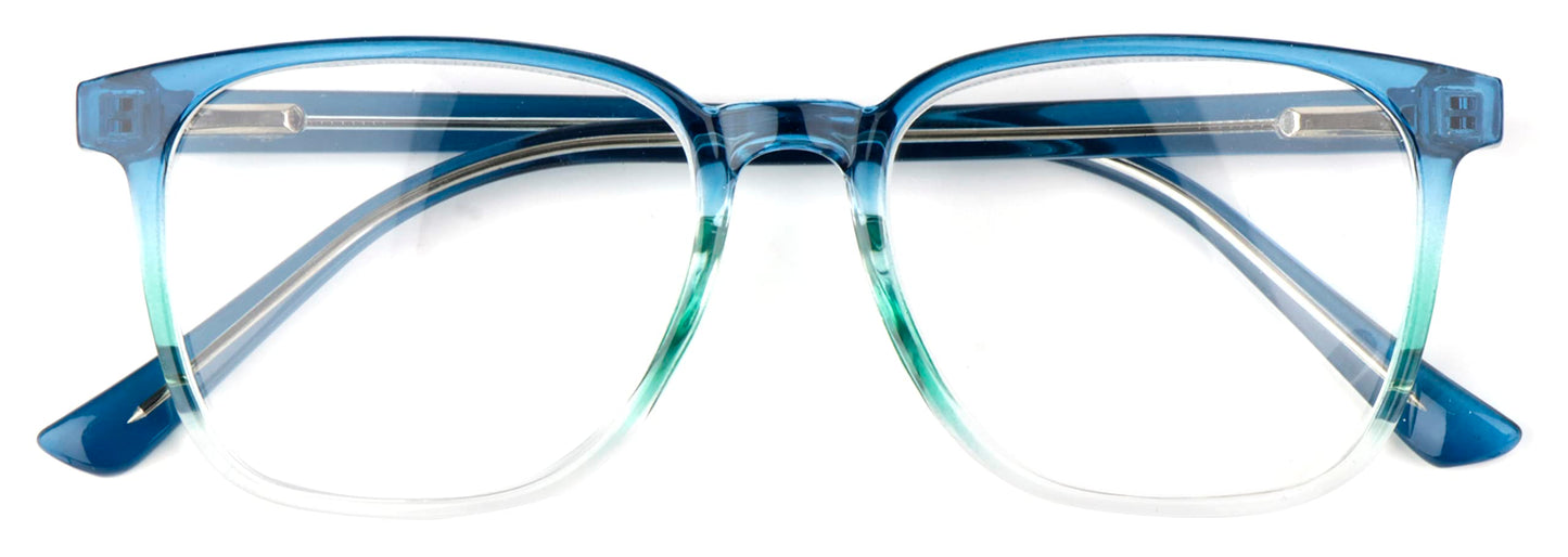 Stylish Retro Unisex Reading Glasses with Stainless Steel Rod Temples & Stainless Steel Spring Hinges DX89