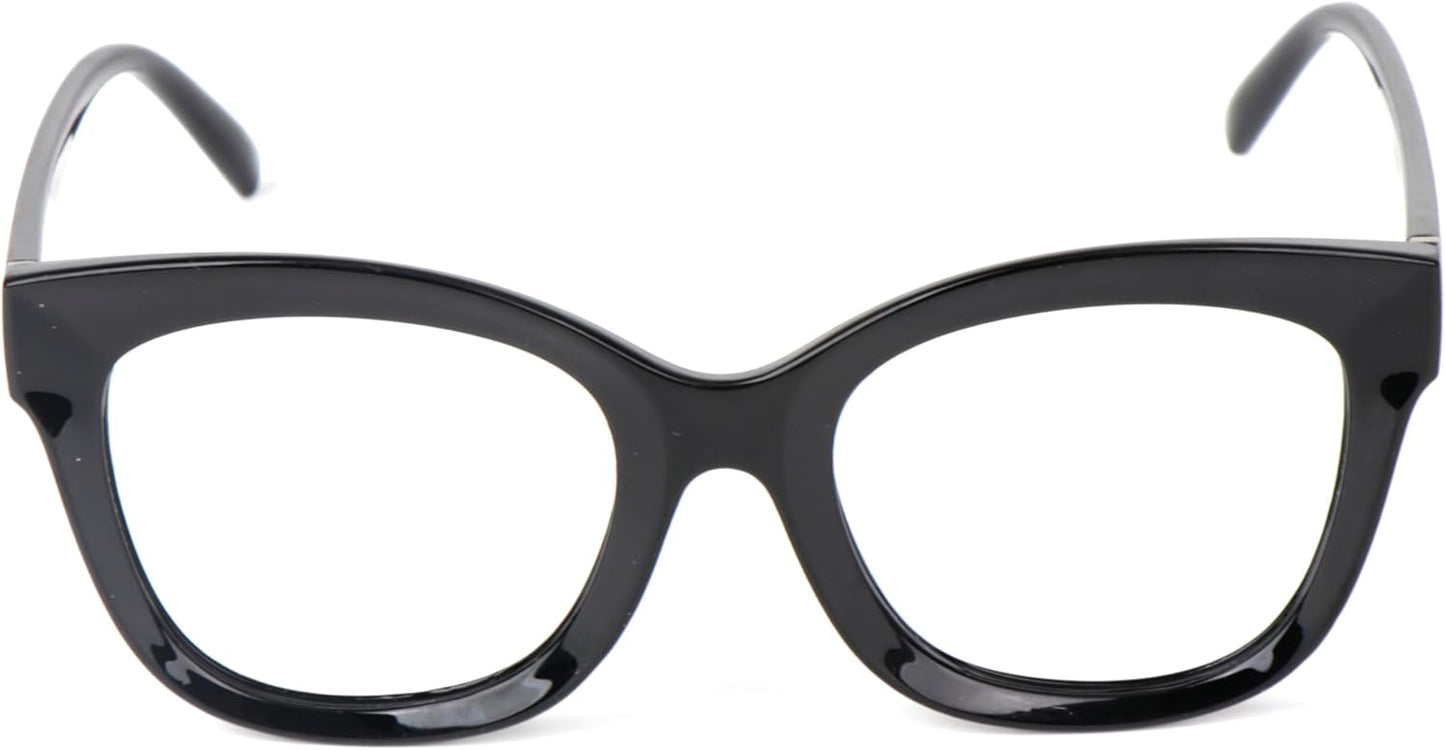 Cat Eye Funky Oversized Reading Glasses Womans Concave Frame in 4 Colours +1.0 +1.5 +2.0 +2.5 +3.0 +3.5 Stainless Steel Hinges Scratch Resistant Lenses DX97