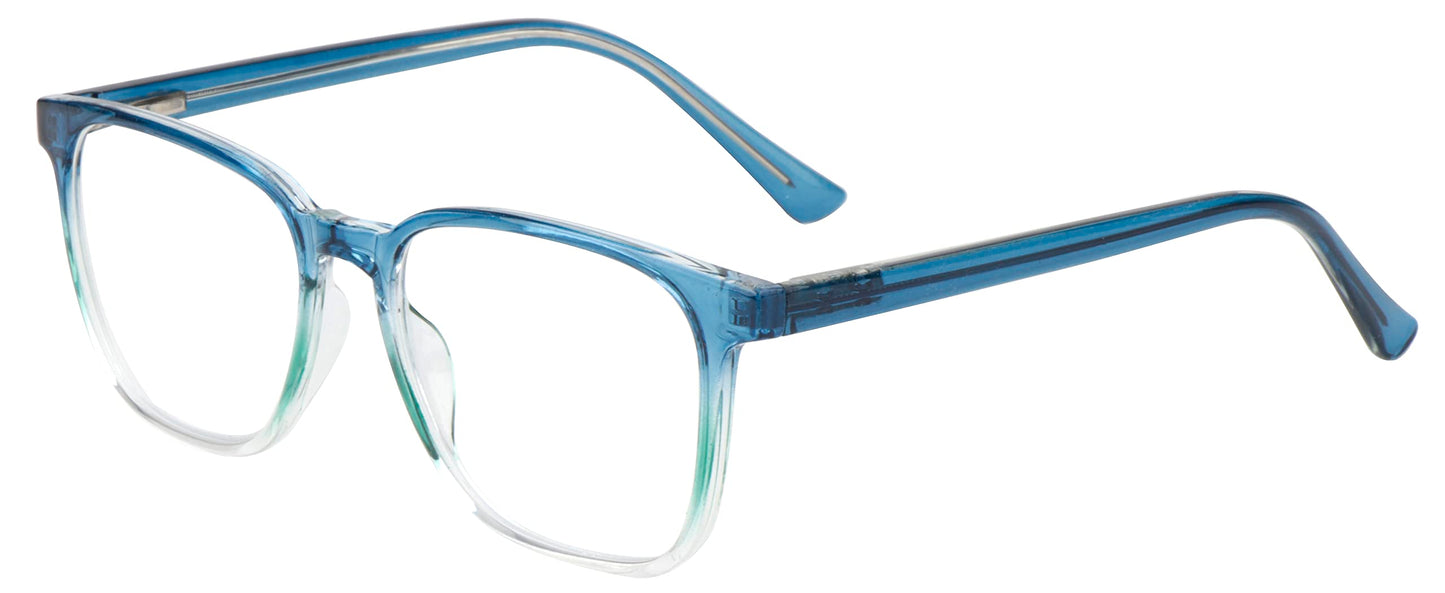 Stylish Retro Unisex Reading Glasses with Stainless Steel Rod Temples & Stainless Steel Spring Hinges DX89