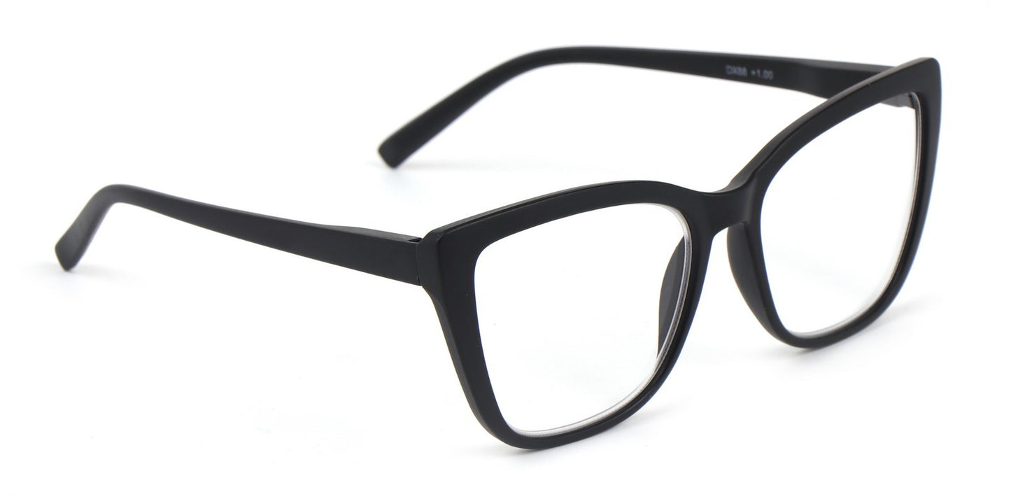 Myopia Near Sighted Correction Glasses Cat Eye Spring Hinges in 2 Colours DX88M