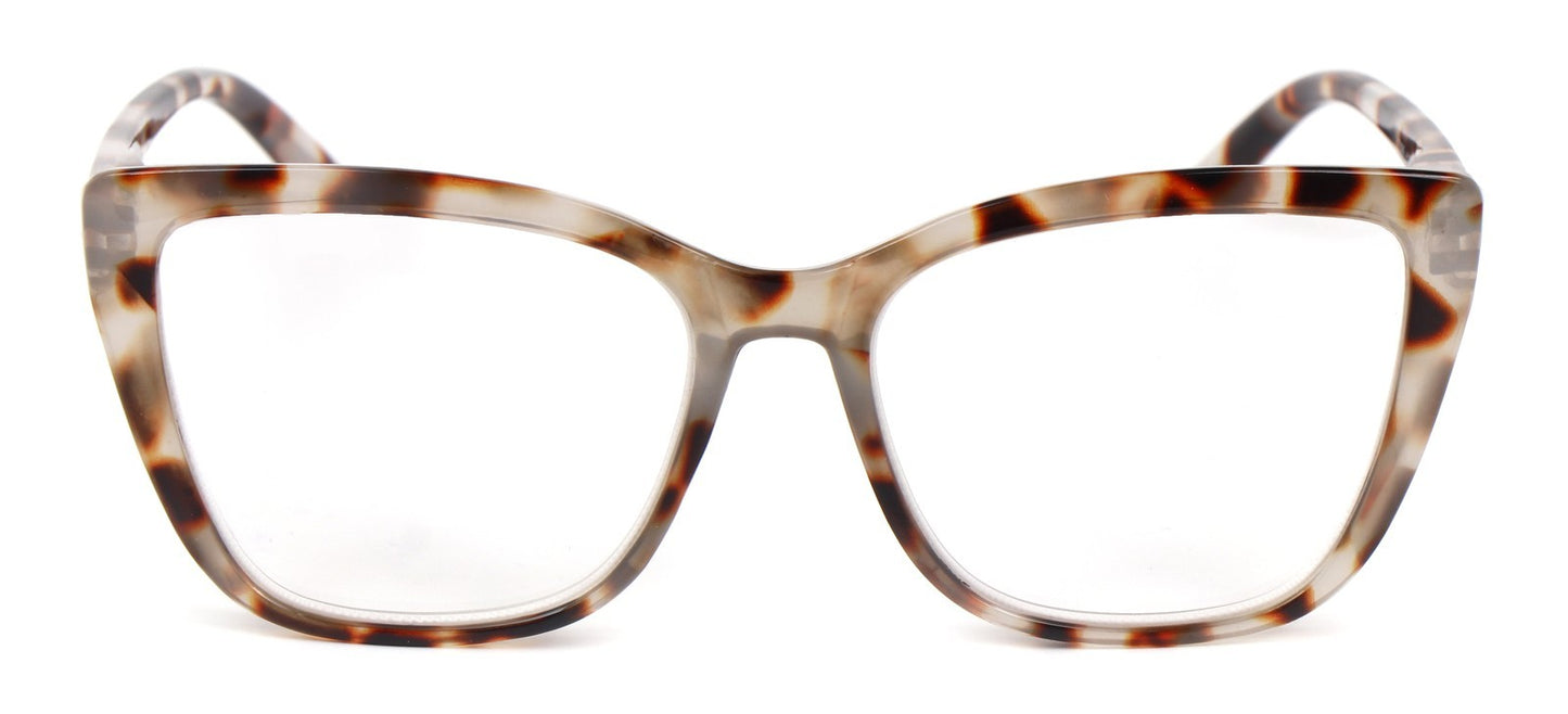 Myopia Near Sighted Correction Glasses Cat Eye Spring Hinges in 2 Colours DX88M