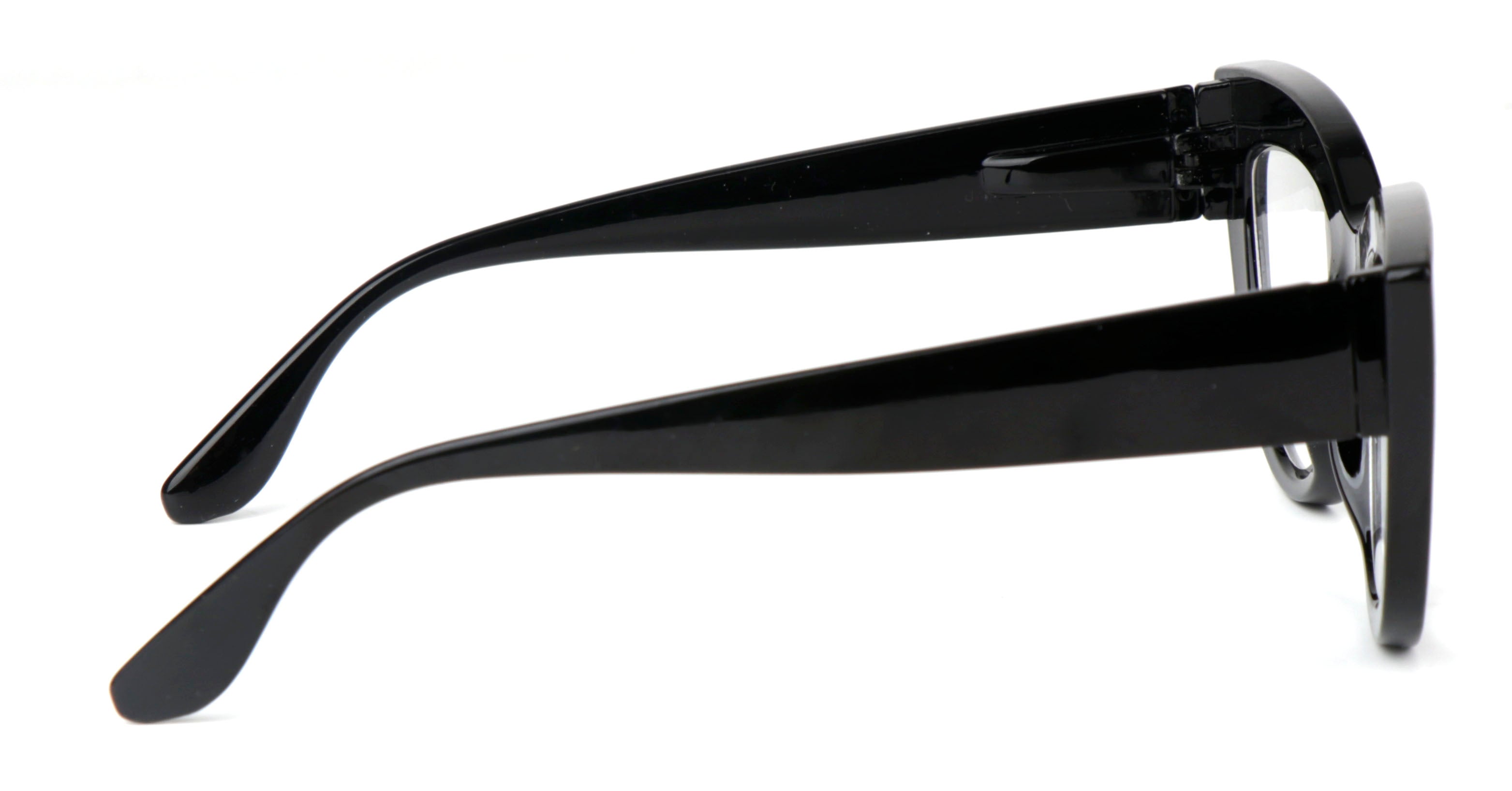 Fads & Fashions Cat Eye Bold Funky Thick Framed Reading Glasses Woman&