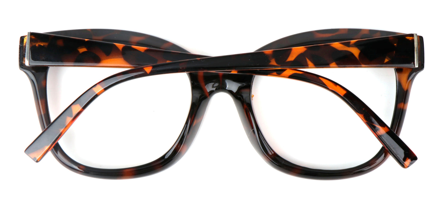 Cat Eye Funky Oversized Reading Glasses Womans Concave Frame in 4 Colours +1.0 +1.5 +2.0 +2.5 +3.0 +3.5 Stainless Steel Hinges Scratch Resistant Lenses DX97