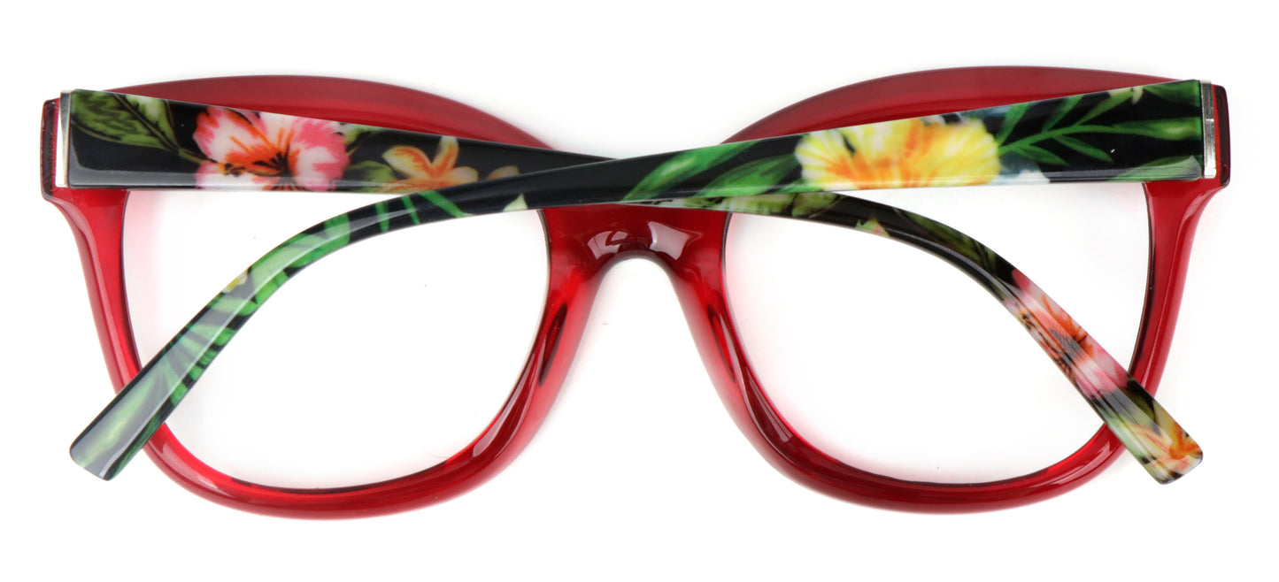 Cat Eye Funky Oversized Reading Glasses Womans Concave Frame in 4 Colours +1.0 +1.5 +2.0 +2.5 +3.0 +3.5 Stainless Steel Hinges Scratch Resistant Lenses DX97
