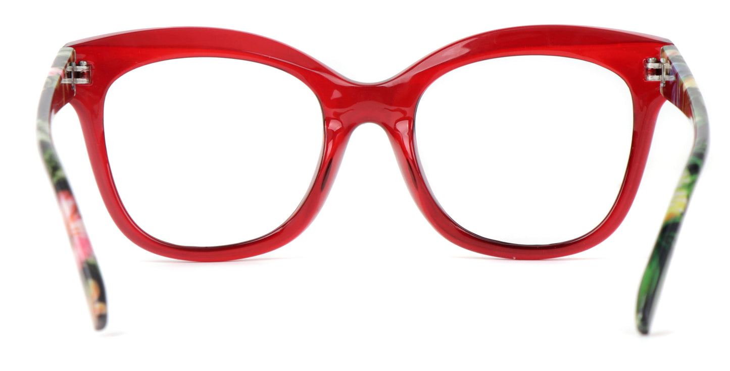 Cat Eye Funky Oversized Reading Glasses Womans Concave Frame in 4 Colours +1.0 +1.5 +2.0 +2.5 +3.0 +3.5 Stainless Steel Hinges Scratch Resistant Lenses DX97