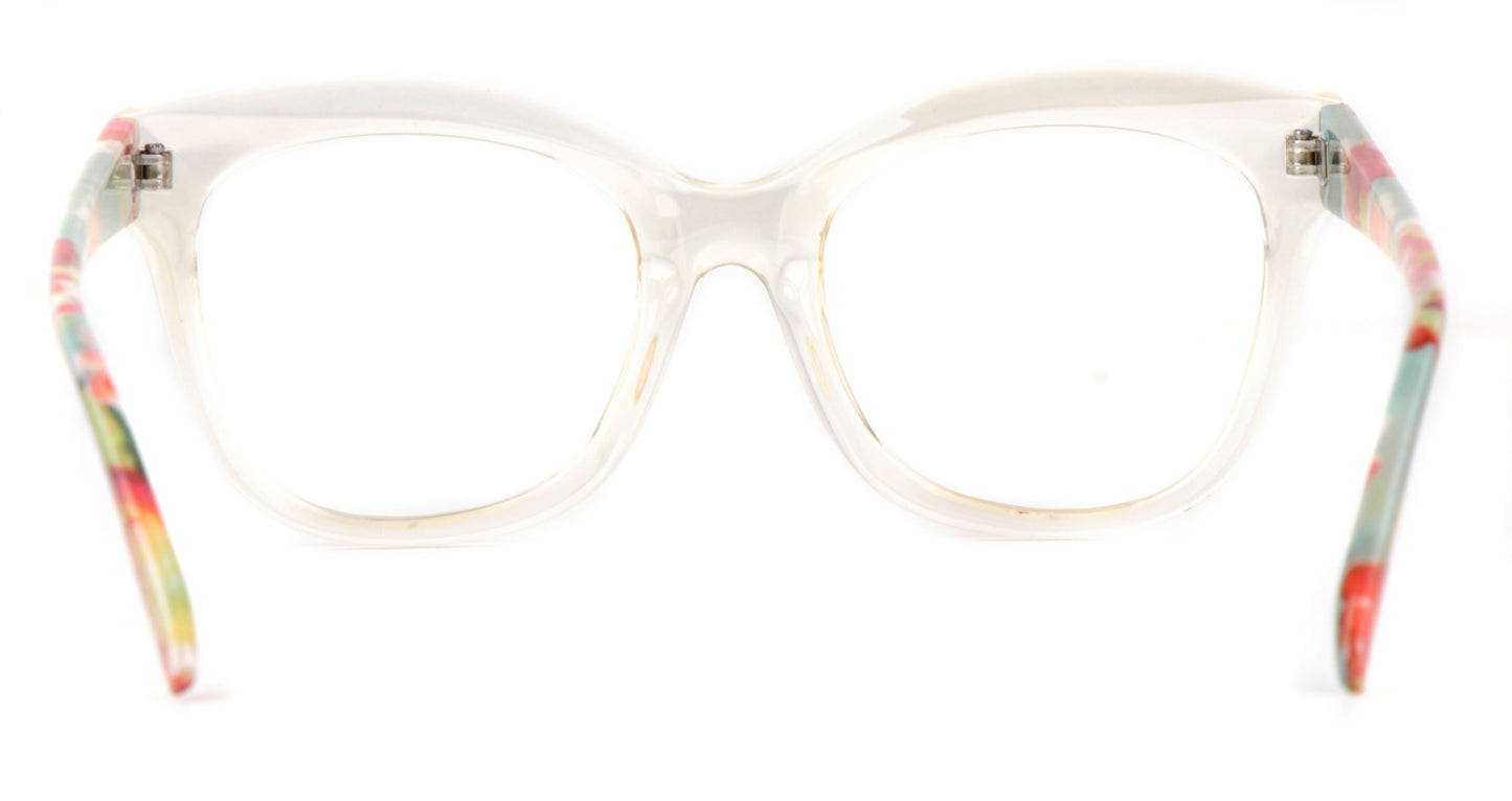 Cat Eye Funky Oversized Reading Glasses Womans Concave Frame in 4 Colours +1.0 +1.5 +2.0 +2.5 +3.0 +3.5 Stainless Steel Hinges Scratch Resistant Lenses DX97