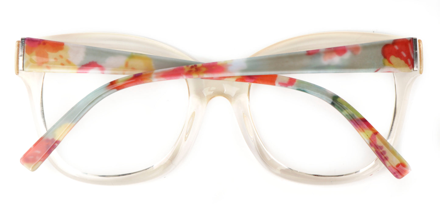 Cat Eye Funky Oversized Reading Glasses Womans Concave Frame in 4 Colours +1.0 +1.5 +2.0 +2.5 +3.0 +3.5 Stainless Steel Hinges Scratch Resistant Lenses DX97