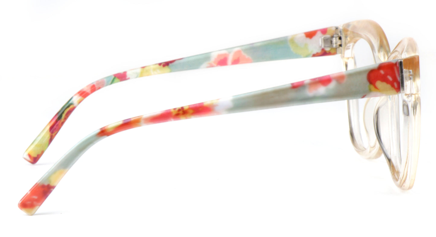 Cat Eye Funky Oversized Reading Glasses Womans Concave Frame in 4 Colours +1.0 +1.5 +2.0 +2.5 +3.0 +3.5 Stainless Steel Hinges Scratch Resistant Lenses DX97