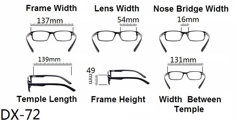 Cat Eye Oversized Retro 1960s Reading Glasses Womans with Spring Hinges DX72