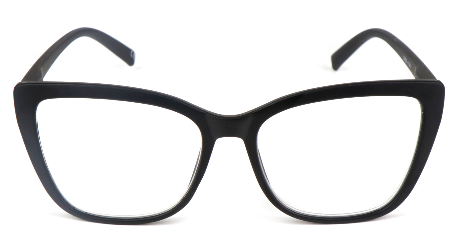 Fads & Fashions Cat Eye Funky Retro Reading Glasses Women with Spring Hinges DX88