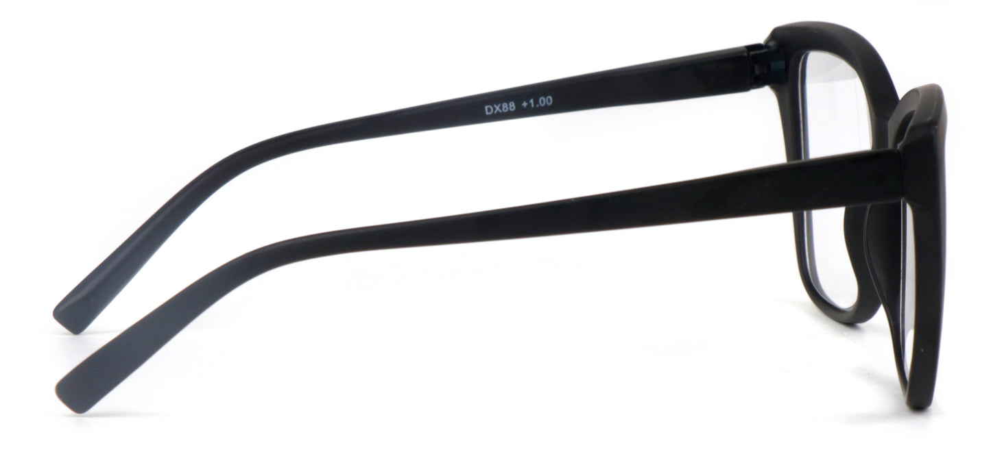Fads & Fashions Cat Eye Funky Retro Reading Glasses Women with Spring Hinges DX88