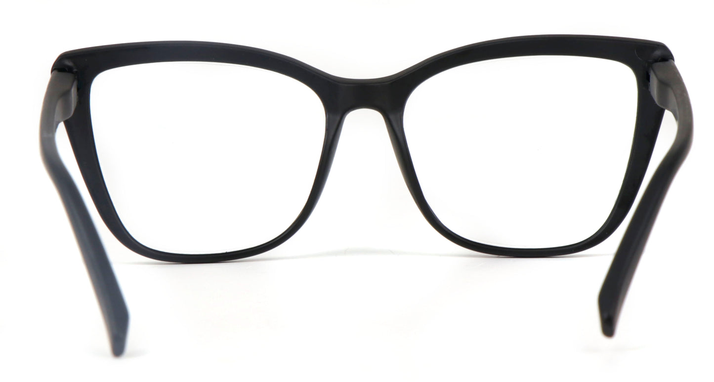 Fads & Fashions Cat Eye Funky Retro Reading Glasses Women with Spring Hinges DX88