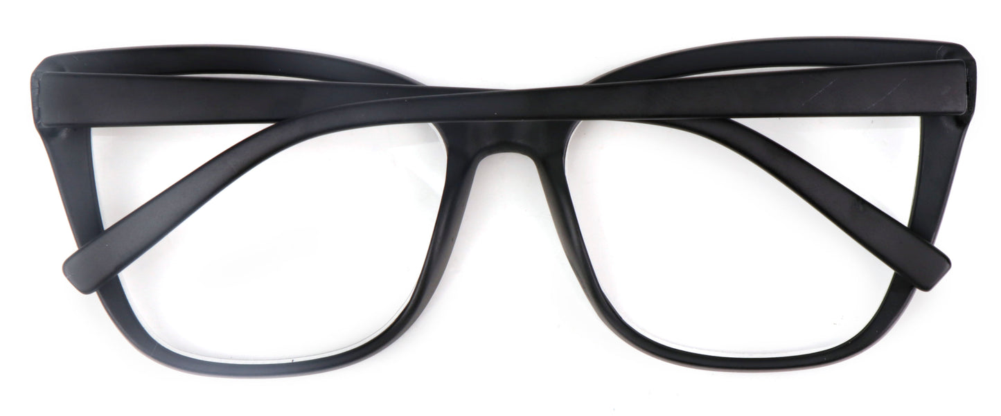 Fads & Fashions Cat Eye Funky Retro Reading Glasses Women with Spring Hinges DX88