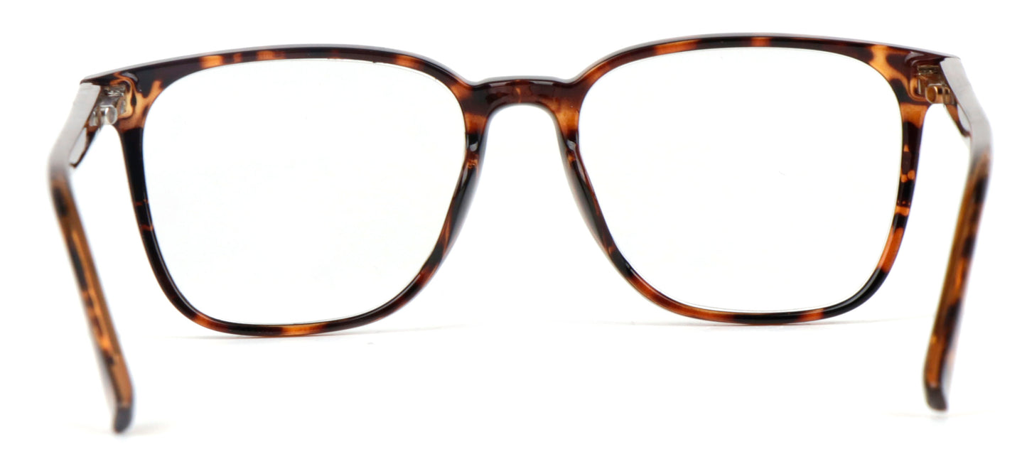 Stylish Retro Unisex Reading Glasses with Stainless Steel Rod Temples & Stainless Steel Spring Hinges DX89