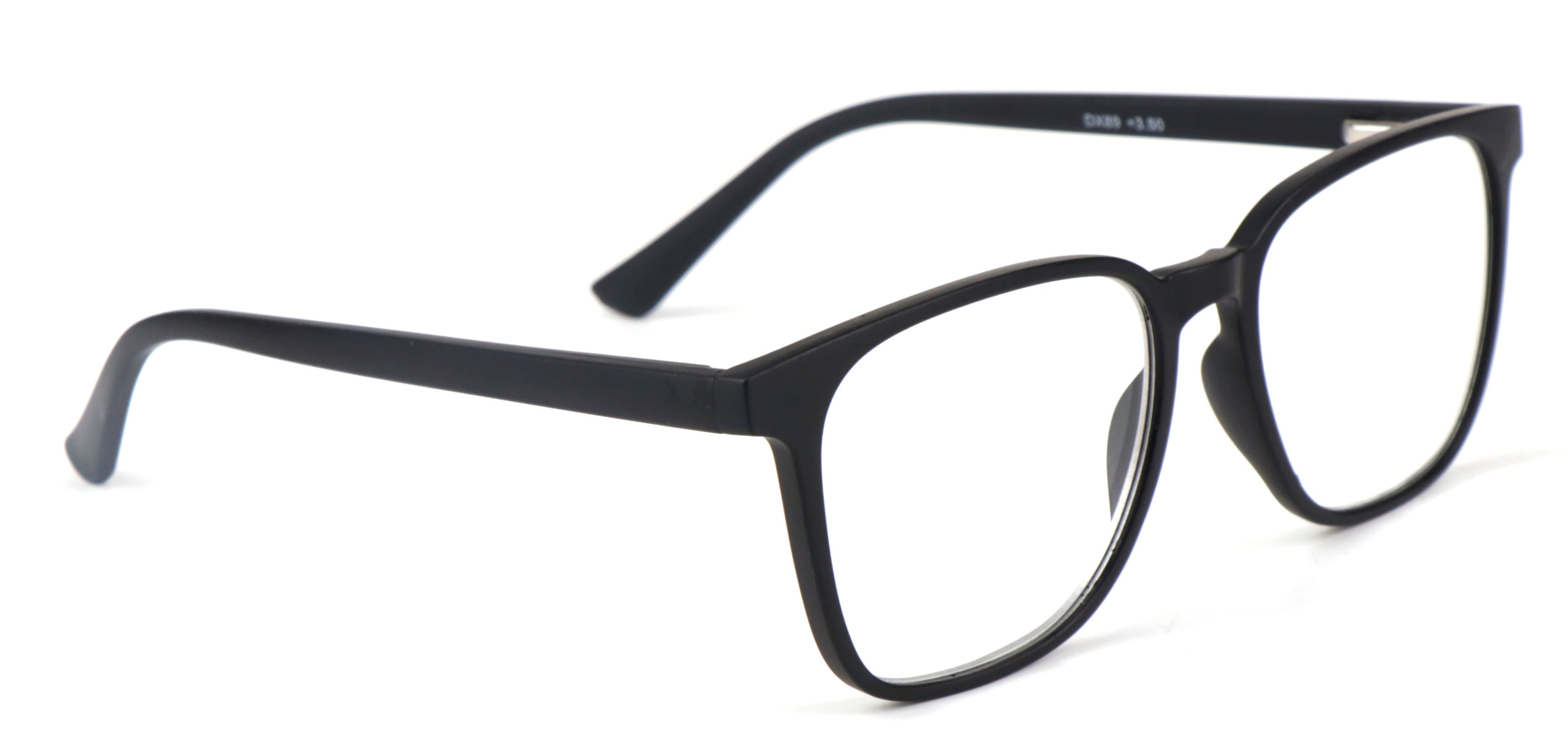 Stylish Retro Unisex Reading Glasses with Stainless Steel Rod Temples & Stainless Steel Spring Hinges DX89