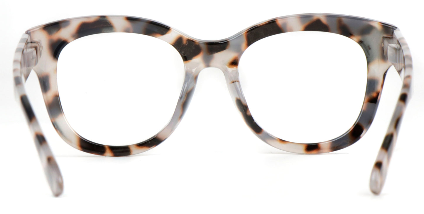 Bold Oval Fashion Retro Unisex Reading Glasses with Spring Hinges DX86