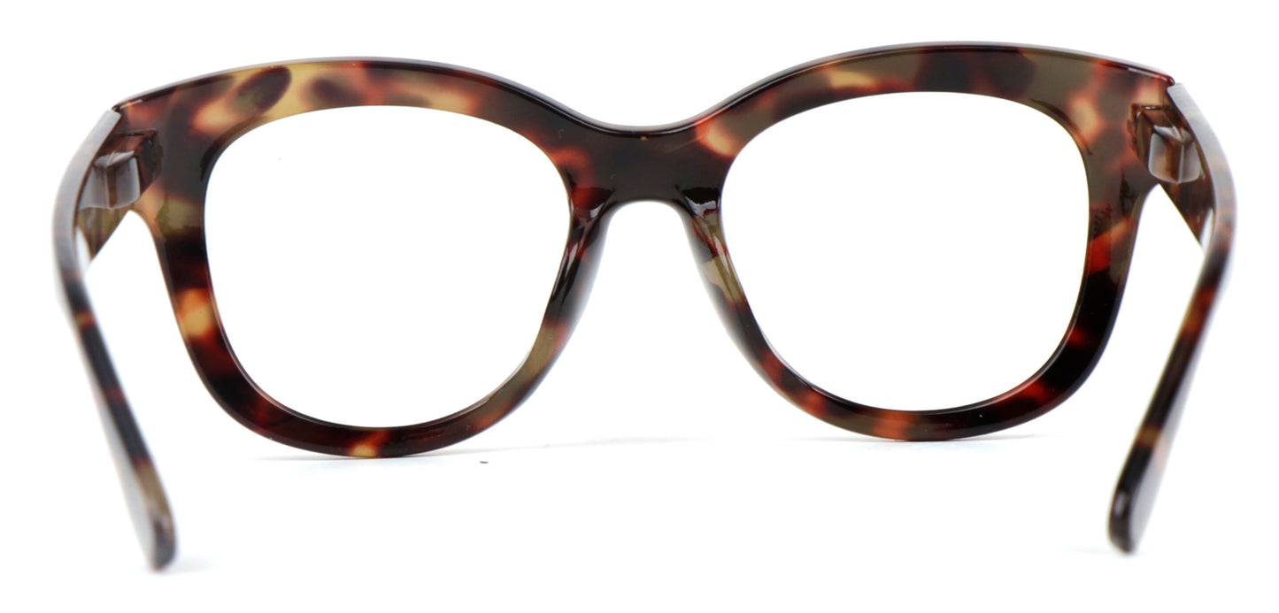 Bold Oval Fashion Retro Unisex Reading Glasses with Spring Hinges DX86