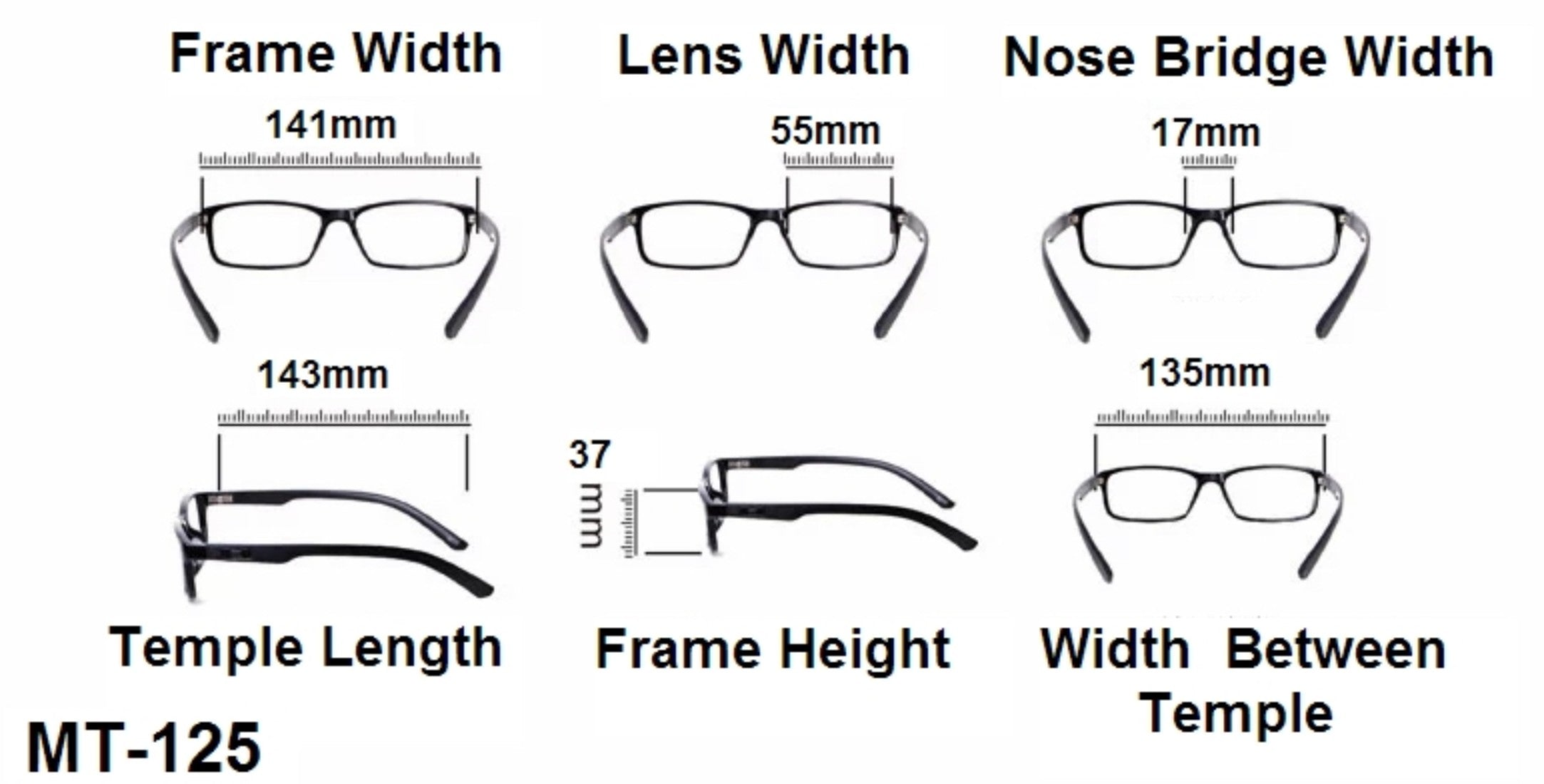 NEW ARRIVAL Retro Fashion Unisex Reading Glasses Superlite in 5 Colours MT125