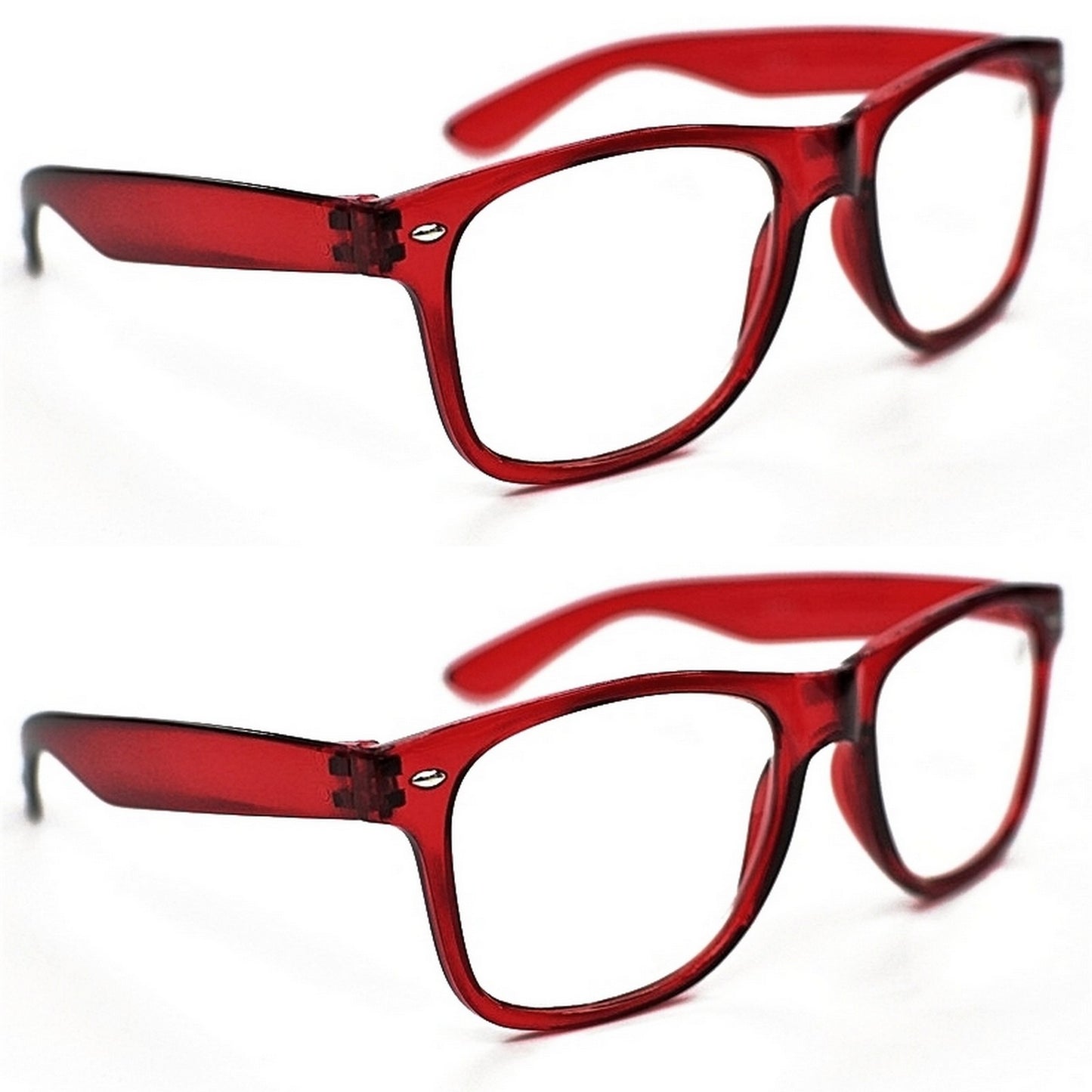Fads & Fashions Anti Blue Light Reading Glasses Classic Retro Design Anti Fatigue TV Computer Mens Womens Oversized 7 Colours TN49ABL