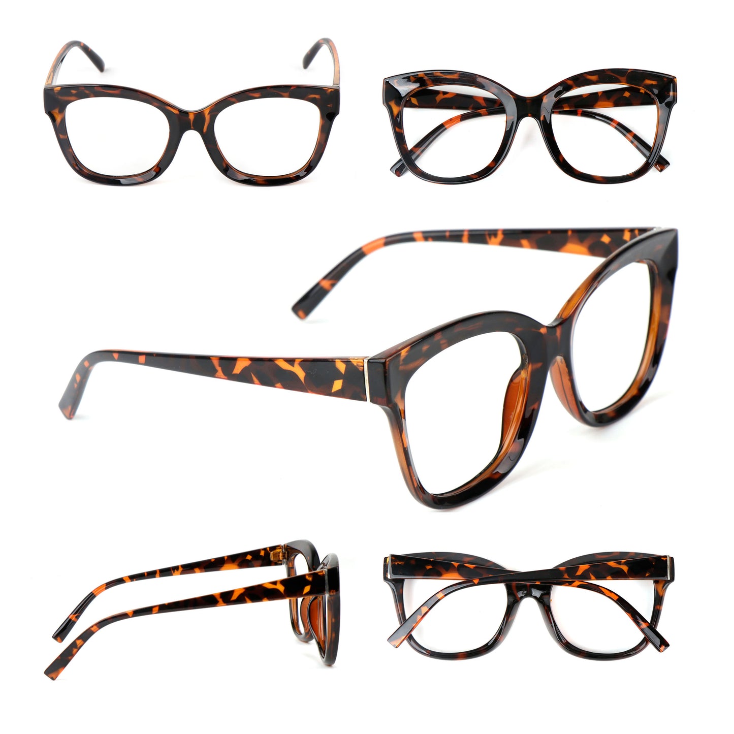 Cat Eye Funky Oversized Reading Glasses Womans Concave Frame in 4 Colours +1.0 +1.5 +2.0 +2.5 +3.0 +3.5 Stainless Steel Hinges Scratch Resistant Lenses DX97